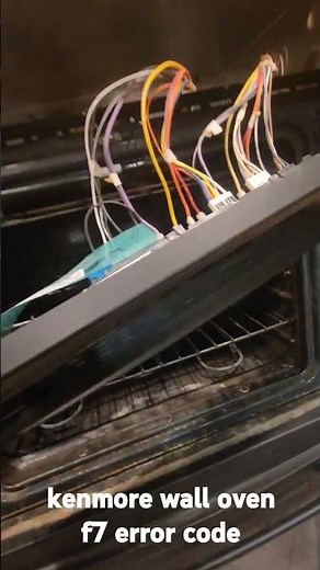if your kenmore wall oven has f7 code you need to watch this ☝️ faceboard replacement 😎🪛🔩🔧