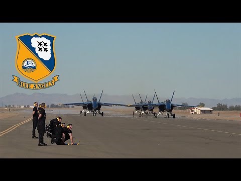 2022 U.S. Navy Blue Angels : NAF El Centro Airshow [FULL DEMO]