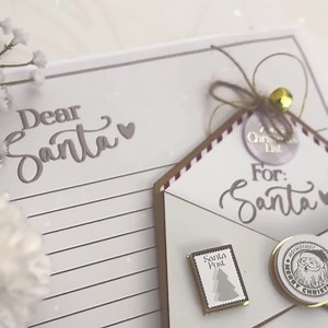 3D Envelope Template or Mold and Santa Letter to Cut With Cameo and Cricut, Studio and Svg (includes the Entire Design) Assembly Video on My IG - Etsy