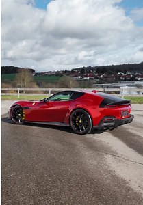 Proper V12 sound in red. The NOVITEC Ferrari 12Cilindri is refined with carbon components, a lowered stance, forged wheels and our full exhaust system — giving Ferrari’s new V12 flagship a more defined look and a far more emotional voice. … #novitec #ferrari #12cilindri #v12 #red