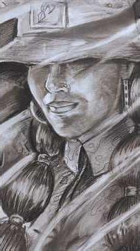 Charcoal portrait of rapper MyVerse - DrawLab Orlando