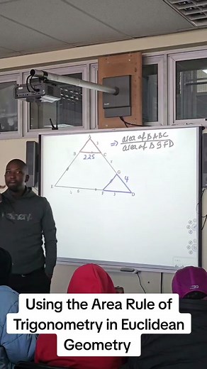 Area Rule of Trigonometry in Euclidean Geometry