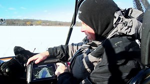 Combining GPS and LakeMaster mapping on the ice lets you zero in on fish and drill fewer holes. | Humminbird