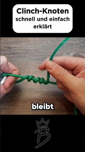 Den Clinch-Knoten MUSS jeder Angler können – und so bindest du ihn