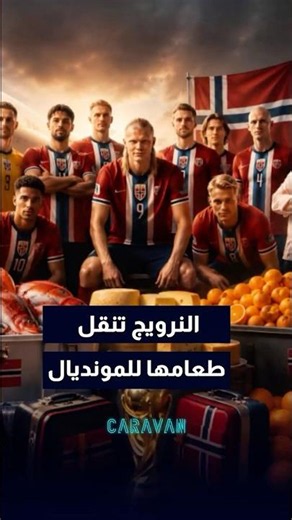 Norway's national team brought tons of food to the World Cup ⚽