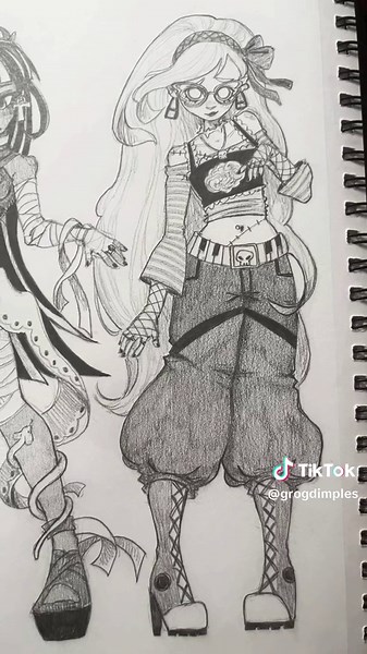 #monsterhigh #monsterhighdolls #drawing #sketch