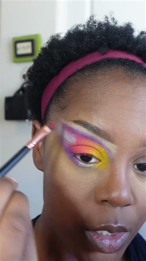 Sunset eyeshadow tutorial 🌅 #makeup #makeuptutorial