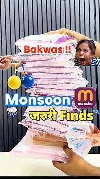 Meesho haul | Raincoat haul