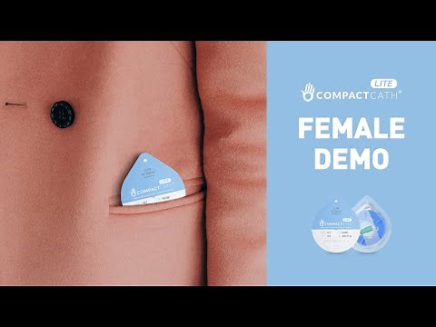 CompactCath Intermittent Urinary Catheter Demo for Female Users