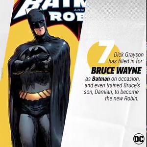 Dick Grayson — whether you know him as Robin, Agent 37, Batman, or Nightwing — is one of the best heroes in the DCU. Get to know him a bit here. | DC