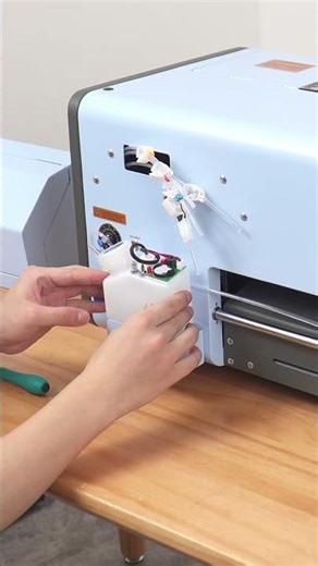 Unboxing Model M 30 DTF printer, easy to setup and operate!#shorts