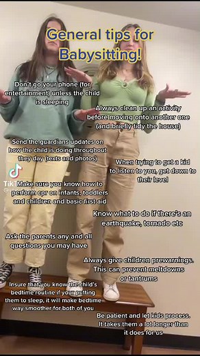 My next video will be what to do once you put the child to bed or down for a nap. #babysitting #fyp #tiktok #babysitter #tipsandtricks #generaltips