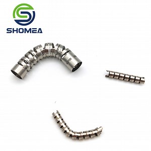 [Hot Item] Shomea Custom Medical Stainless Steel Laser Cut Hypotube Spiral Cut Endoscope Flexible Tube