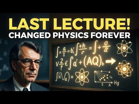 Feynman's Last Lecture Changed Physics FOREVER — Here's What He Said