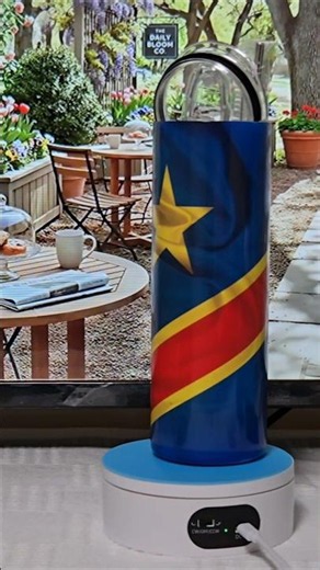 Le drapo de la République Démocratique du congo.