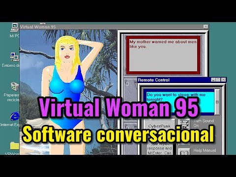 Virtual Woman 95 (CyberPunk Software, 1997): habla y chatea con una mujer virtual a tu medida.