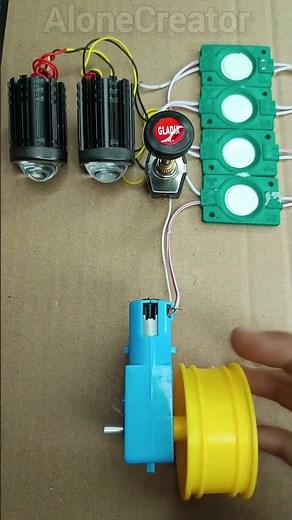 Amaz!ng Bike Fog Light Generator Experiment | Super Bright Light Hack 🔥 #shorts#experiements #scienc