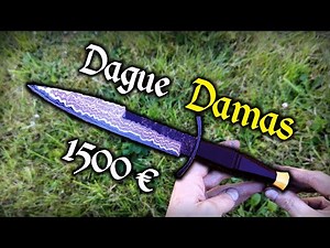 How I Forged a 1500 Euro Medieval Dagger - Traditional Craftsmanship and Unique Multi-Damascus!