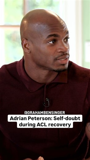 5.4K views · 48 reactions | Adrian Peterson on the unmatched mental toughness he maintained during his ACL recovery that led to his unforgettable 2012 season. #adrianpeterson #nfl #football #vikings | Graham Bensinger | Facebook