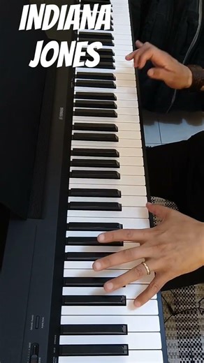 INDIANA JONES THEME PIANO INTRO #piano #music