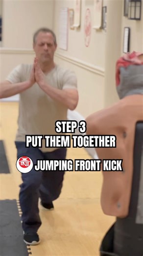 Karate Jumping Front Kick (Tutorial in 3 steps )