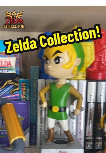 The Zelda Collection (right side) this is the side I keep all the games on as well as the Microland figures, a bunch of rare oddities, all my ocarinas plus many other Zelda collectibles! #zelda #nintendo #gamingcollectibles #toysandgames #fyp