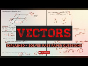 Vectors Explained with Solved Past Paper | 2020 | IGCSE 0580