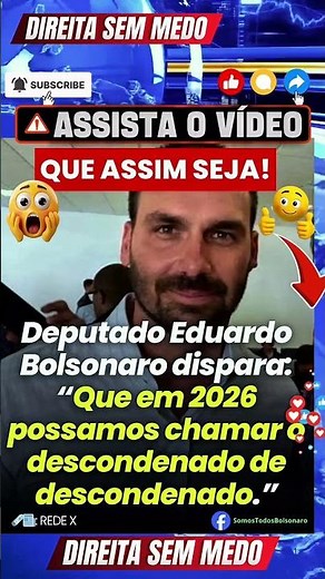 URGENTE – DECLARAÇÃO DE DEPUTADO AGITA DEBATE POLÍTICO E AQUECE CLIMA PARA 2026