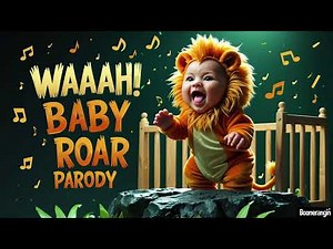 Waaah! (Baby Roar Parody) 🦁 | Katy Perry Crib Remix | BoomerangIN Funny Baby Anthem
