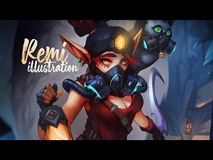 Remi Illustration - Digital Painting Timelapse with Commentary