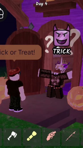 When you've knocked on Halloween's door in Roblox