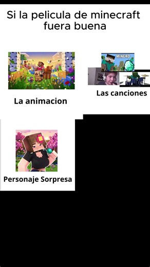 LA PELICULA DE MINECRAFT SI FUERA BUENA