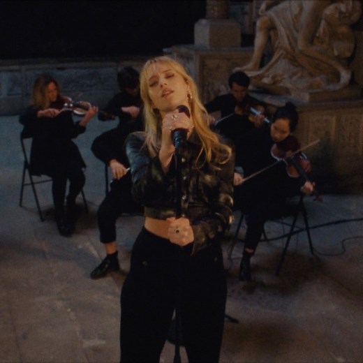 Angèle on Instagram: "RDV maintenant sur Youtube pour découvrir la version orchestrale de Démons feat. @thedamso (lien en bio). Merci à Damso pour sa confiance, aux incroyables musiciens et musiciennes, à @tristansalvati pour l'arrangement et à toute l’équipe de la @blogotheque  Le titre est également dispo sur toutes les plateformes !"