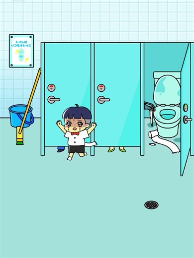 Help the boy 😱 The toilet ghost scared him away #shorts #youtubeshorts #gaming #trending