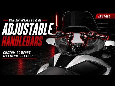 Adjustable Handlebars for the Can-Am Spyder RT & F3 (2024+)