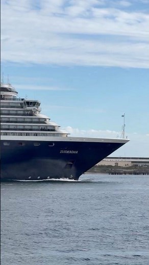 Holland America MS Zuiderdam Departs San Diego 🚢 | Cruise Ship Departure #cruiseship #sandiego