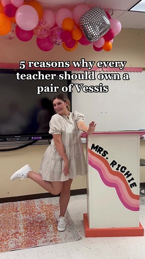 👟 Step into comfort and style with @Vessi Shoes! 🌟 As teachers, we're on our feet all day, and that's where Vessi shines! ⭐️ These waterproof, lightweight, and breathable shoes are perfect for long days in the classroom. No more worrying about wet feet on rainy days ☔️ or tired feet after hours of teaching! 💪 Embrace the ultimate teacher footwear and experience the Vessi difference today with my affiliate link in my bio! 🎒📚 #vessishoes #teacherfootwear #comfortandstyle #teacherslovevessi #u