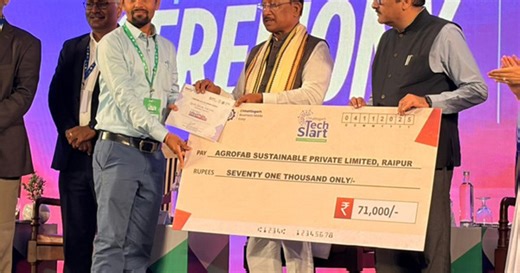 IIM Raipur startups shine at CG TechStart 2025; win first and fourth positions, felicitated by CM Vishnu Deo Sai