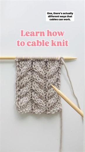 Chantal Miyagishima | Learn how to cable knit 👆🏼 Save this video or comment “C4B” and I’ll DM you a link to my cable knitting blog post. I remember learning to... | Instagram