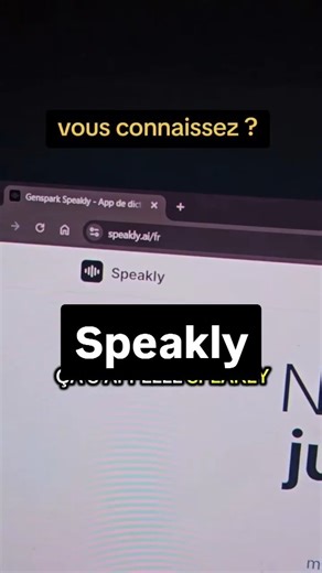 unefille.ia | Est-ce que vous connaissez ce site ? Commentez "Speakly" pour recevoir le lien Cette IA permet de transformer notre voix en message pour... | Instagram