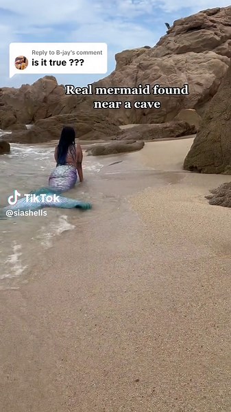 Real Mermaid Found Near a Cave