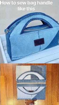 How to sew bag handle like this