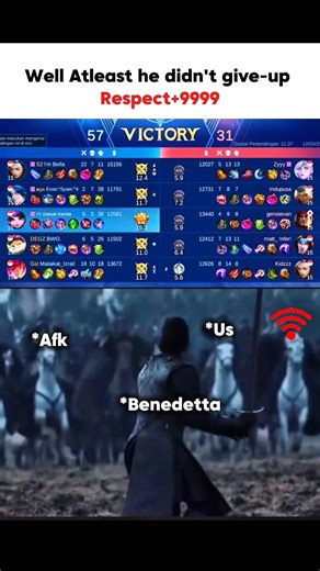 Benedetta never surrenders 🗿 #mlbb #benedetta #shorts