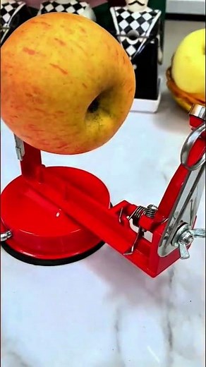 Operating a mechanical apple peeler and corer with precision