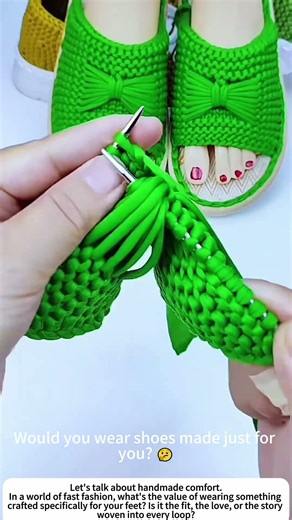 Stitch by Stitch: Hand-Knitting a Pair of Cozy Slippers 🧶👣