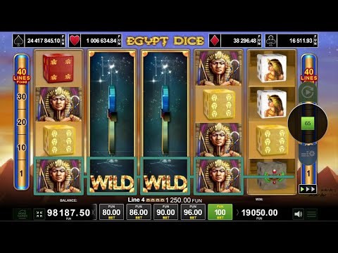 🛕 Amusnet Egypt Dice: 100 Spins Gameplay