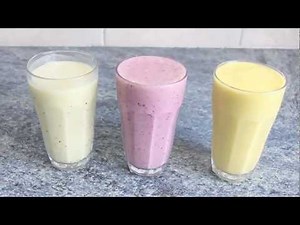 ♡ 3 Smoothie Recipes - Tropical, Banana Berry, Mango ♡