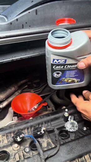 Use MZ Cata Clean for Catlatic converter cleane for better engine performance #p0420 #toyota #fyp