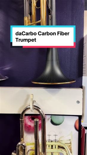 daCarbo “Large” Carbon fiber trumpet. Despite its large bore design, this trumpet remains remarkably easy to play, thanks to cutting-edge technology that ensures seamless playability without any constraints. #fyp #fypシ #trumpet #dacarbotrumpet #trumpetlife #brassinstruments #brassinstrumentworkshop