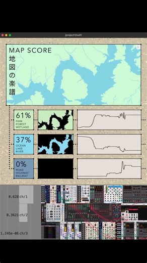 TouchDesigner | repost @pepepepebrick 🧱 2025/06/28 • What if a map could become a musical instrument? 🗺️ 如果地圖也可以成為樂器？ • This is an interactive Visual-Audio... | Instagram